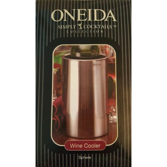 Oneida Simply Cocktails Collection Wine Cooler Sphere Man Cave Bar New - Picture 2 of 6